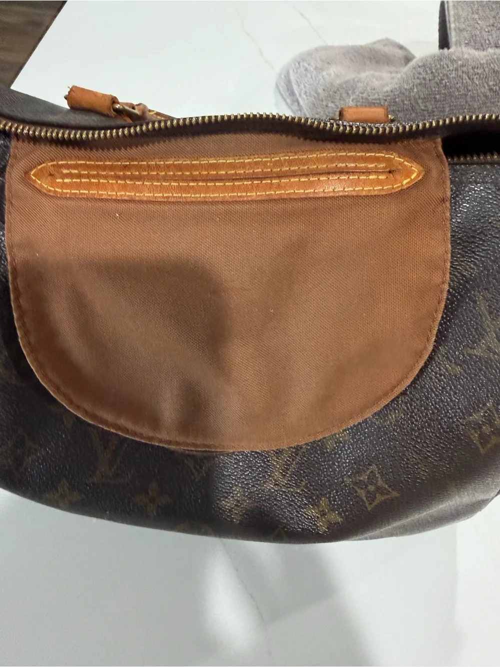Louis Vuitton Monogram Speedy Satchel - Dark Brown & Tan